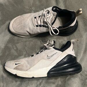 Nike Cream and Black Athletic Shoes